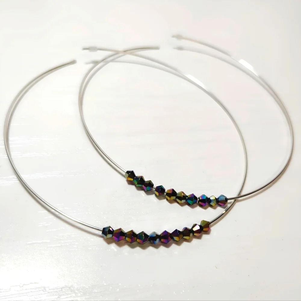 Sterling Silver Oversized 4